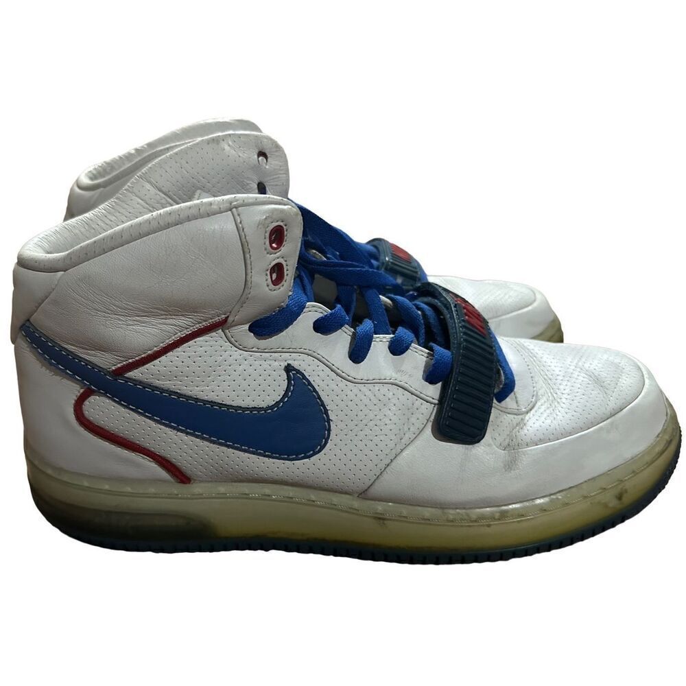 Nike Air Force 1 Mid Supreme Max Air CB 2007 RARE Vintage sz 13 white red blue